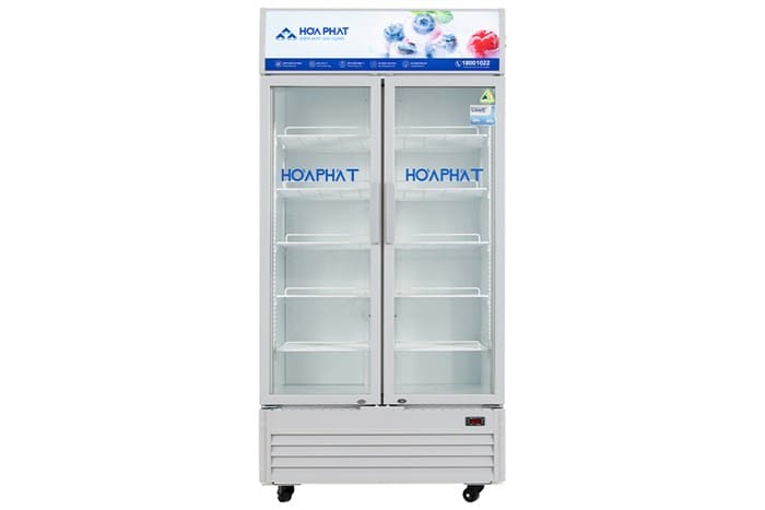 Tủ mát trưng bày Hòa Phát 812 lít HSR D6812